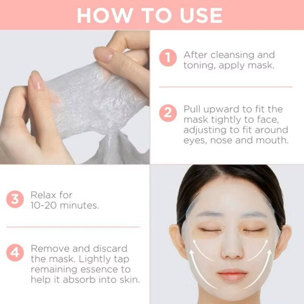 NEW MEDIHEAL 3-Pack Essential Face Mask Sheet- Collagen 0.81 fl oz - Picture 5 of 9